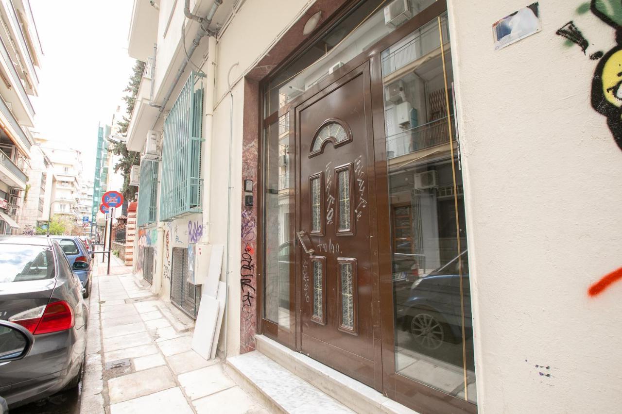 Orange And Blue Studio Downtown 5 Min From White Tower Appartement Thessaloniki Buitenkant foto