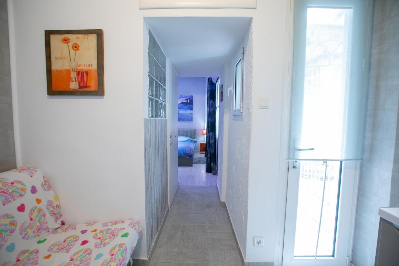 Orange And Blue Studio Downtown 5 Min From White Tower Appartement Thessaloniki Buitenkant foto